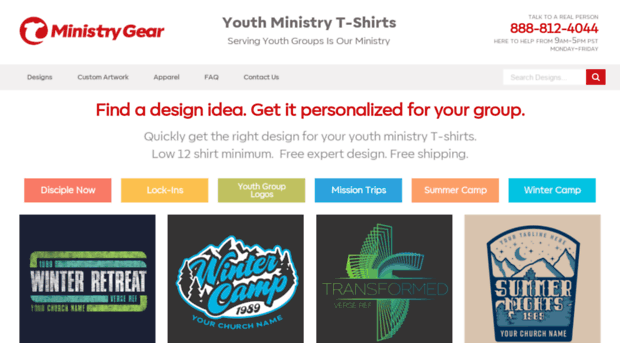 youthministrytshirts.com