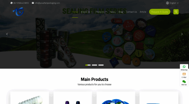 youzhenpackaging.com