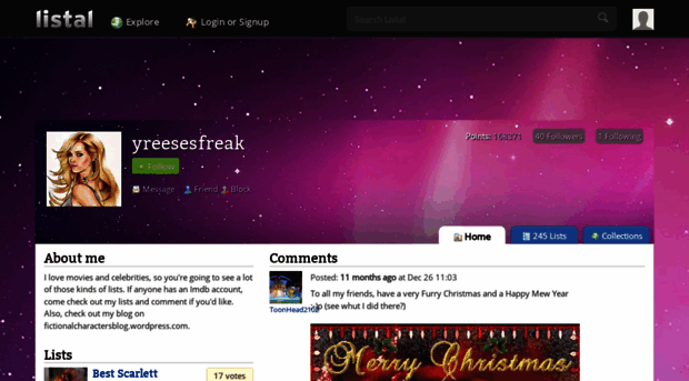 yreesesfreak.listal.com