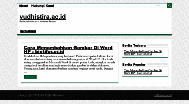 yudhistira.ac.id