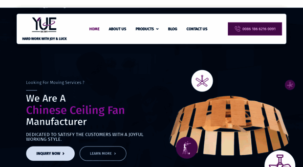 yue-ceilingfan.com