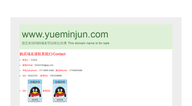 yueminjun.com