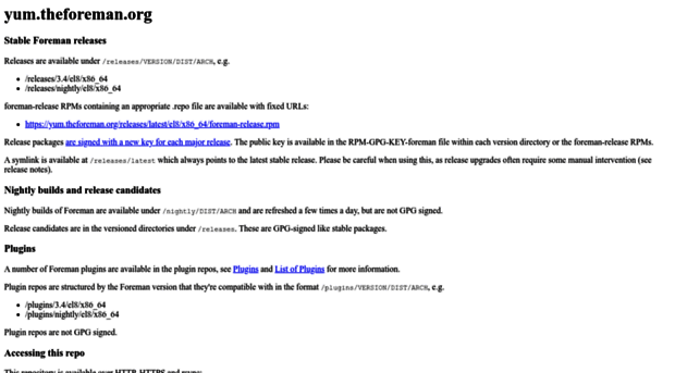 yum.theforeman.org
