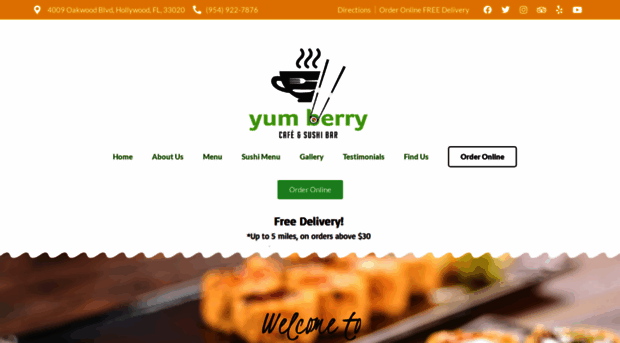 yumberrykosherrestaurant.com