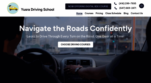 yusradrivingschool.com