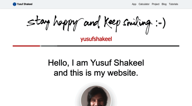 yusufshakeel.com