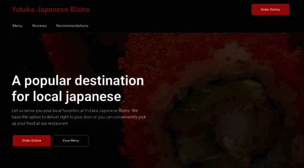 yutakajapanesebistro.com