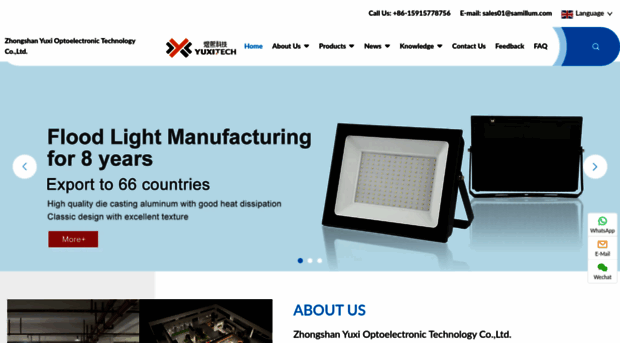 yuxiledfloodlight.com