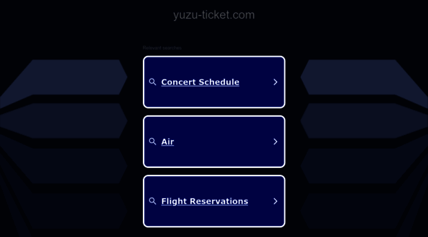 yuzu-ticket.com