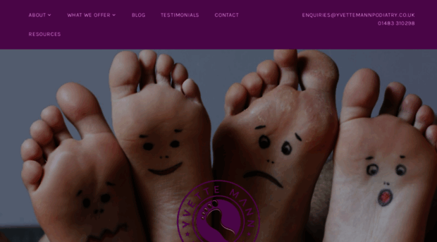 yvettemannpodiatry.co.uk