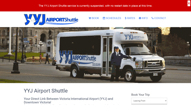 yyjairportshuttle.com