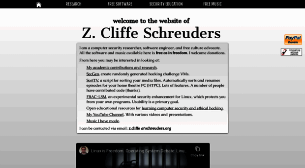 z.cliffe.schreuders.org