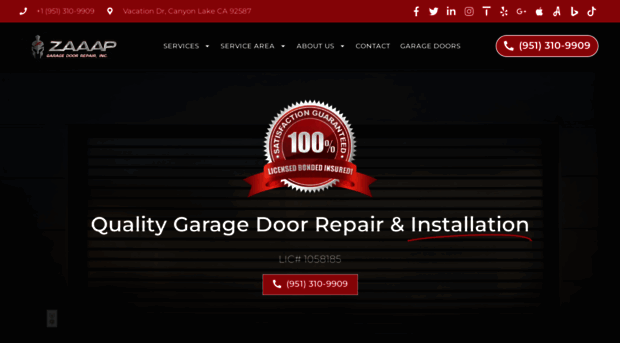 zaaapgaragedoorrepair.com