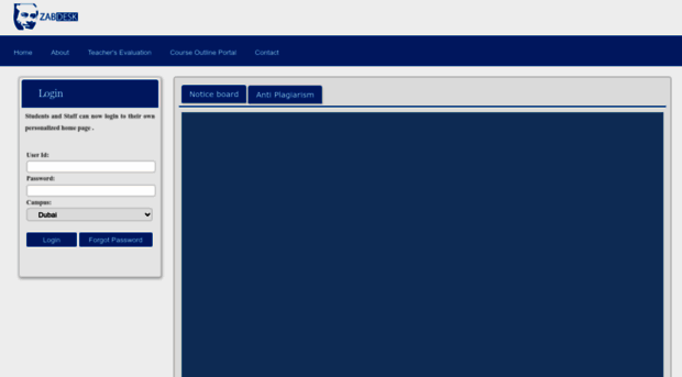 zabdesk.szabist.ac.ae