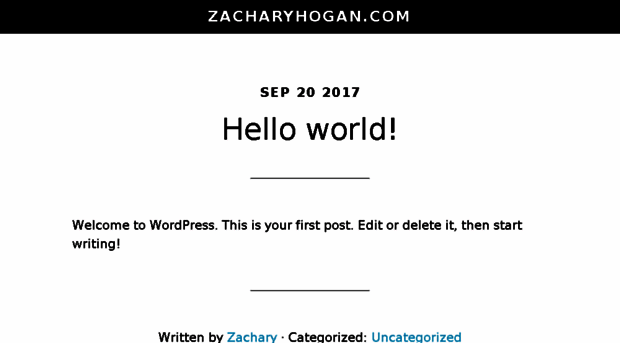 zacharyhogan.com