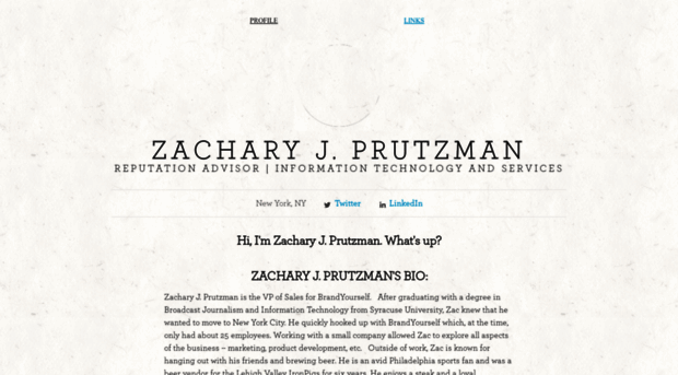 zacharyjprutzman.brandyourself.com