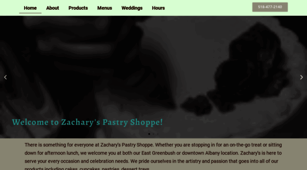 zacharyspastryshoppe.com