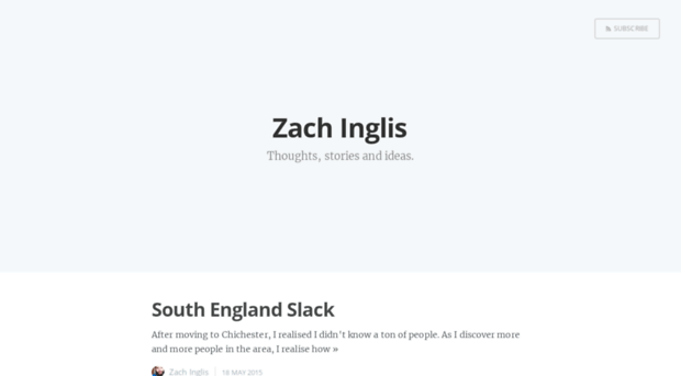 zachinglis.com