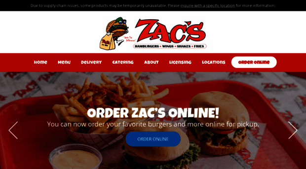 zacsburgers.com