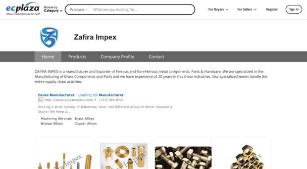 zafiraimpex.en.ecplaza.net