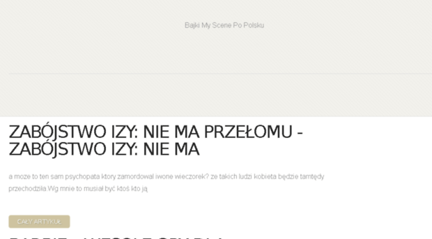 zaginelaiwonawieczorek.pl