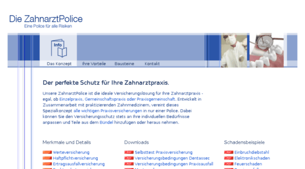 zahnarztpolice.de