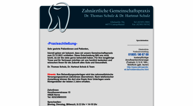 zahnarztpraxis-castrop.de