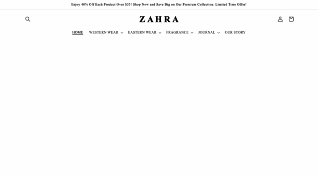 zahrafragrances.com