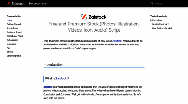 zaistock-documentation.zainiktheme.com