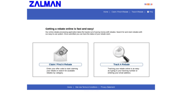 zalman.4myrebate.com