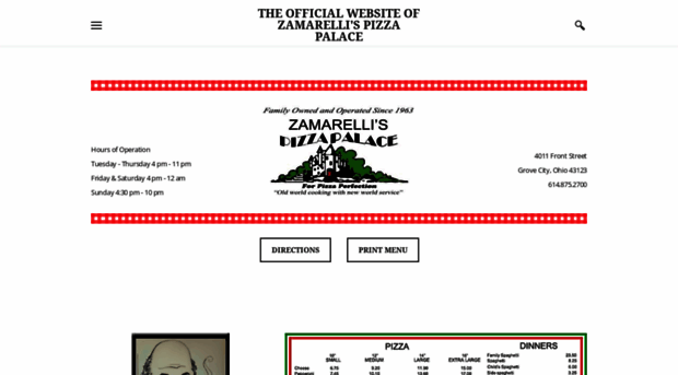 zamarellispizzapalace.com