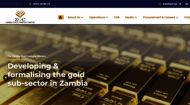 zambiagold.com.zm