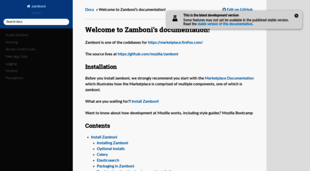 zamboni.readthedocs.org
