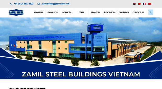 zamilsteel.com.vn