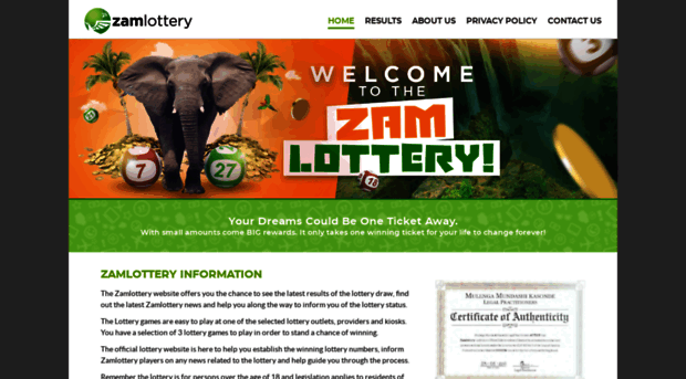 zamlottery.com