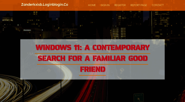 zanderkxisb.loginblogin.com