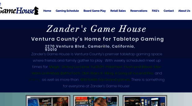 zandersgamehouse.com