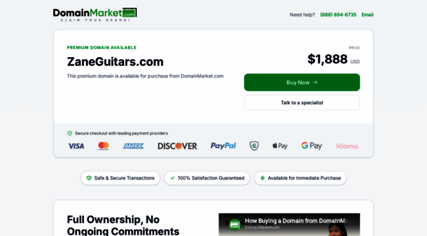 zaneguitars.com