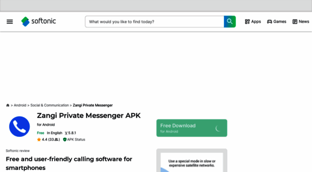 zangi-messenger.en.softonic.com