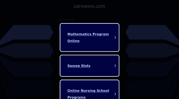 zanswers.com