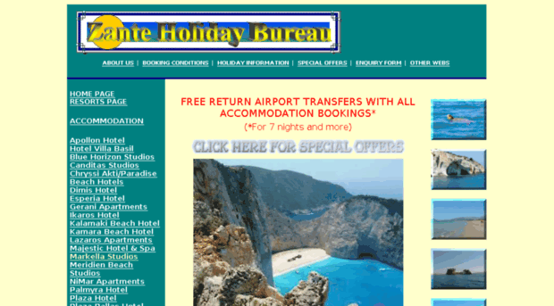 zanteholidaybureau.com