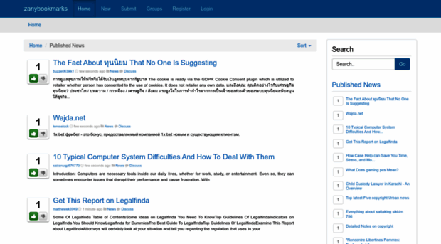 zanybookmarks.com
