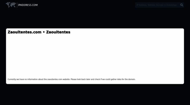 zaouitentes.com.ipaddress.com