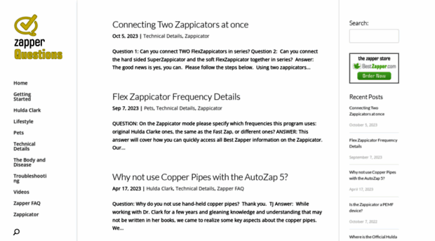 zapperquestions.com