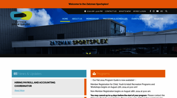 zatzmansportsplex.com