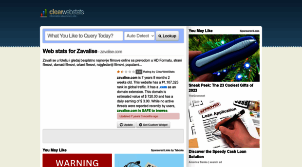 zavalise.com.clearwebstats.com