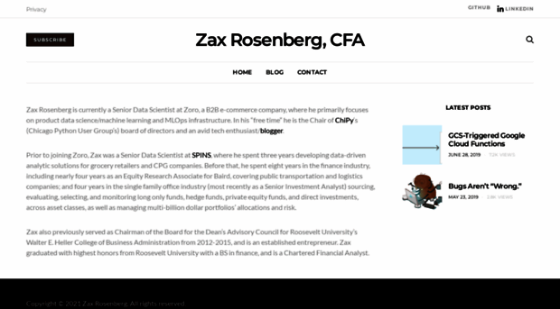 zaxrosenberg.com