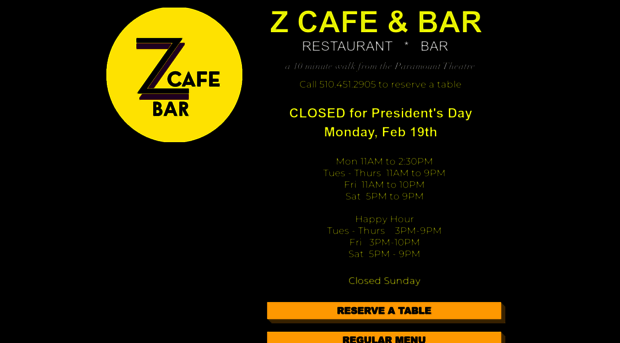 zcafeandbar.com