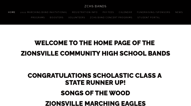 zchsbands.com