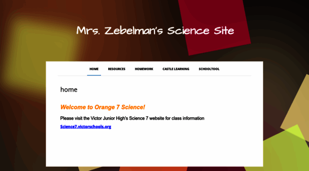 zebelmanj.victorschools.org